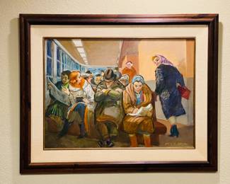 Cecil C. Bell oil on board 