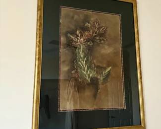 Adorable Textured Floral Print