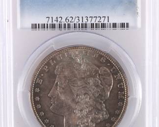 1883 Morgan silver dollar coin
