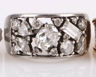 sterling silver ladies rings, jewelry