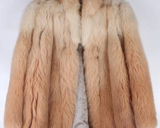 vintage fur coat - clothing