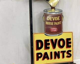 DSP DIECUT DEVOE PAINTS SIGN