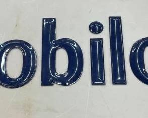 PORC. MOBILOIL LETTER SIGN