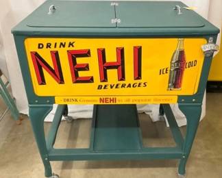 RESTORED NEHI DOUBLE LIFT TOP CHEST