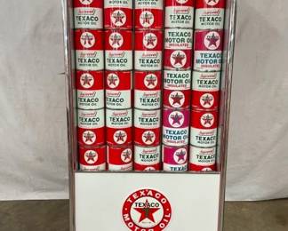 CLOSEUP VIEW W/ TEXACO CANS