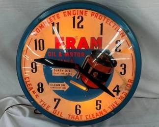 LIGHTUP FRAM CLOCK