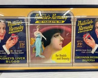NICE FRAMED TRIFOLD NATURES REMEDY CB
