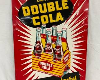 SST EMB. DOUBLE COLA DRINK SIGN
