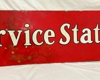 DSP SERVICE STATION SIGN