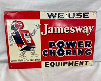 SST EMB. JAMESWAY EQUIPMENT SIGN