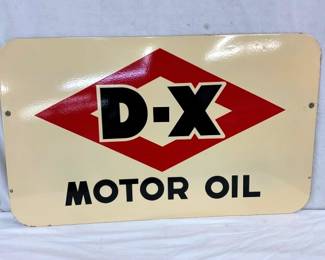 OTHERSIDE VIEW D-X OIL SIGN
