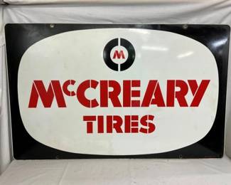 1966 HEAVY DST MCCREARY TIRES SIGN