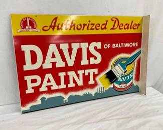 DST DAVIS PAINT SIGN
