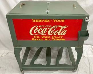 FRENCH COKE ICE CHEST