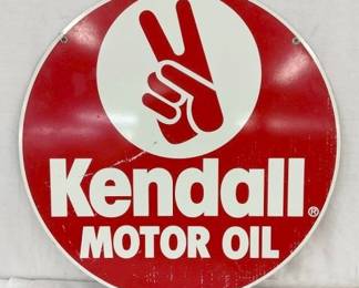 1995 DST 23 1/2IN KENDALL MOTOR OIL SIGN