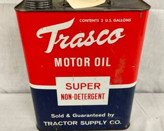 2G. TRASCO MOTOR OIL CAN 