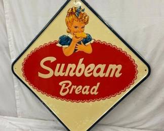 1961 SST EMB. SUNBEAM BREAD SIGN