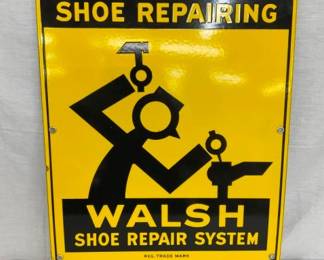 SSP WALSH SHOE REPAIR SIGN