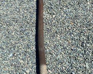 ORIG. 24IN EMB. CAST RR SIGN