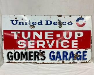 DSP UNITED DELCO TUNE UP SIGN