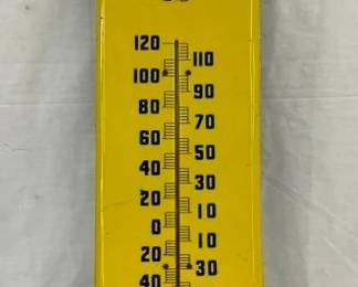 1956 EMB. PEPSI COLA THERM. W/ CAP