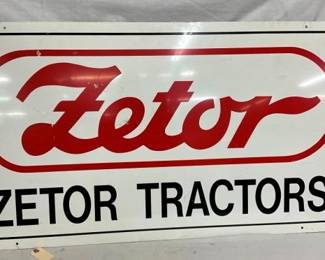 DST ZETOR TRACTORS SIGN