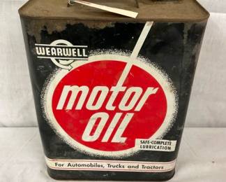 2G. WEARALL MOTOR OIL CAN