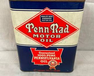 2G. PENN RAD MOTOR OIL CAN