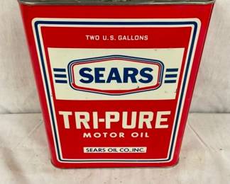 2G. SEARS MOTOR OIL CAN