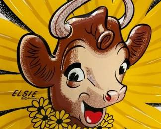 CLOSEUP VIEW BORDENS SIGN