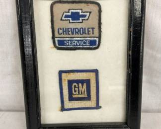 FRAMED GM & CHEROLET PATCHES