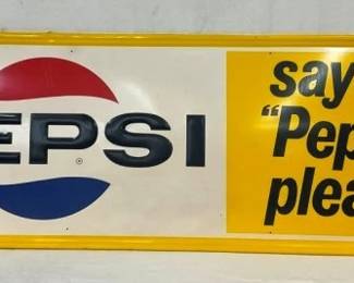 1966 SST EMB.SAY PEPSI PLEASE SIGN