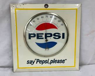 18 1/2IN SAY PEPSI THERM.
