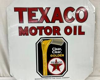 DSP TEXACO MOTOR OIL SWINGER SIGN