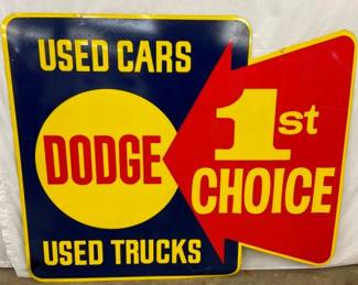 OTHERSIDE VIEW DODGE DEALER SIGN