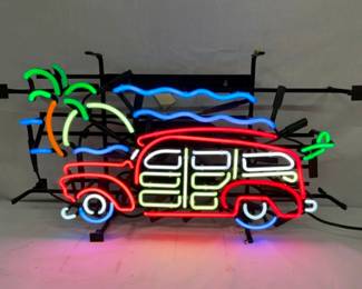 WOODY WAGON NEON SIGN