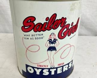 1G. SAILOR GIRL OYSTER CAN
