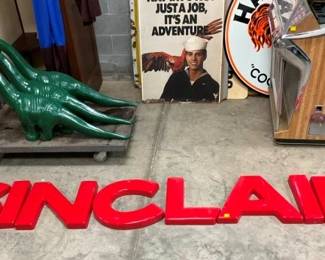 LEXAN SINCLAIR LETTER SIGN