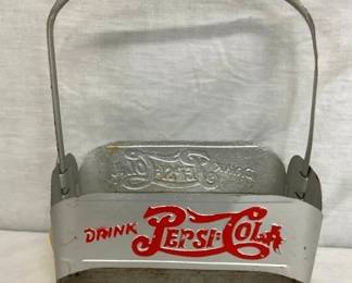 EMB. ALUM. 6-PACK PEPSI CARRIER
