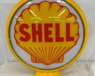 SHELL PUMP GLOBE W/ METAL RING