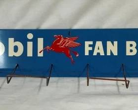 MOBIL FAN BELTS RACK W/ PEGASUS