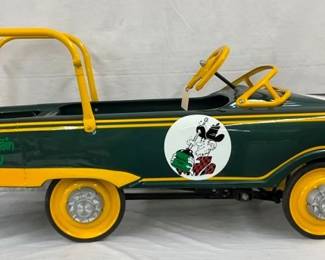 NICE MT. DEW PEDAL CAR W/ WILLIE