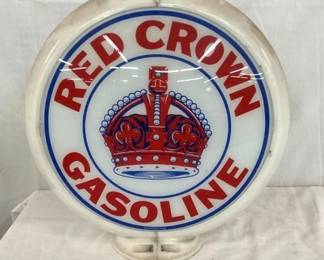 16IN. RED CROWN GAS PUMP GLOBE