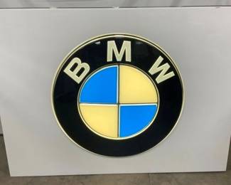 EMB. LIGHTED BMW DEALERSHIP SIGN