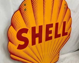 NICE SHARK TOOTH SHELL SIGN