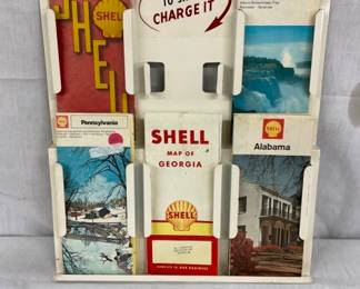 HANGING MAPS DISPLAY W/MAPS