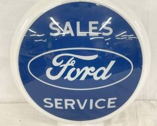16IN. FORD SALES/SERVICE GAS PUMP GLOBE