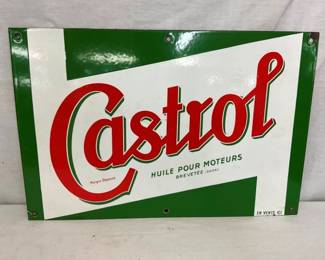 EARLY SSP CASTROL SIGN