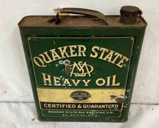 5QTS. QUALER STATE HEAVY OIL CAN