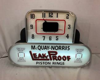 LEAK PROOF PISTON RINGS LIGHTUP CLOCK
